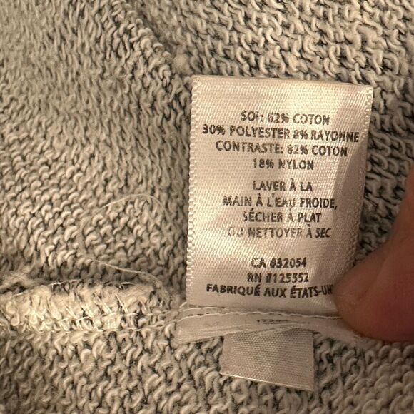 Anthropologie Dolan Fiona Dark Grey Black‎ Lace Hem Tunic Dress Medium - Picture 11 of 11